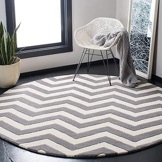 Snugive Round Hand Tufted Carpet & Rug