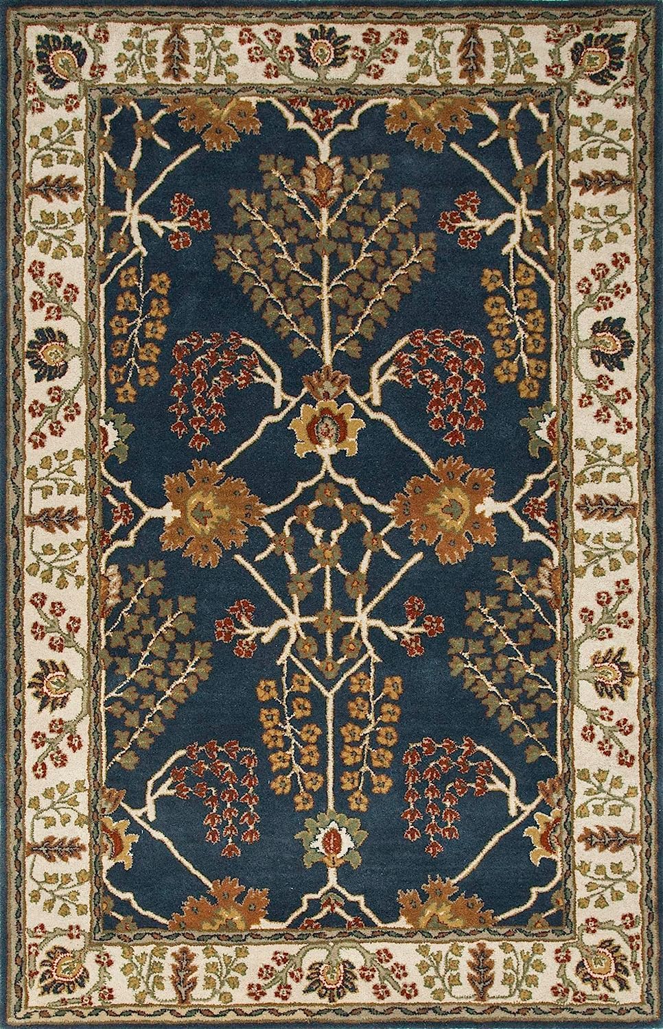 Indigo Traditional Hand Tufted Carpet & Rug