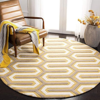 Plushencio Round Hand Tufted Carpet & Rug