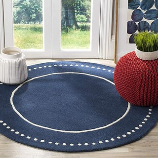 Orbitzine Round Hand Tufted Carpet & Rug