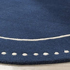 Orbitzine Round Hand Tufted Carpet & Rug