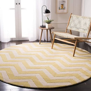 Plushenzo Round Hand Tufted Carpet & Rug