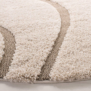 Chic Round Shaggy Carpet & Rug