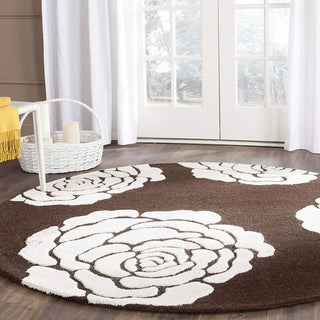 Fluffique Round Hand Tufted Carpet & Rug