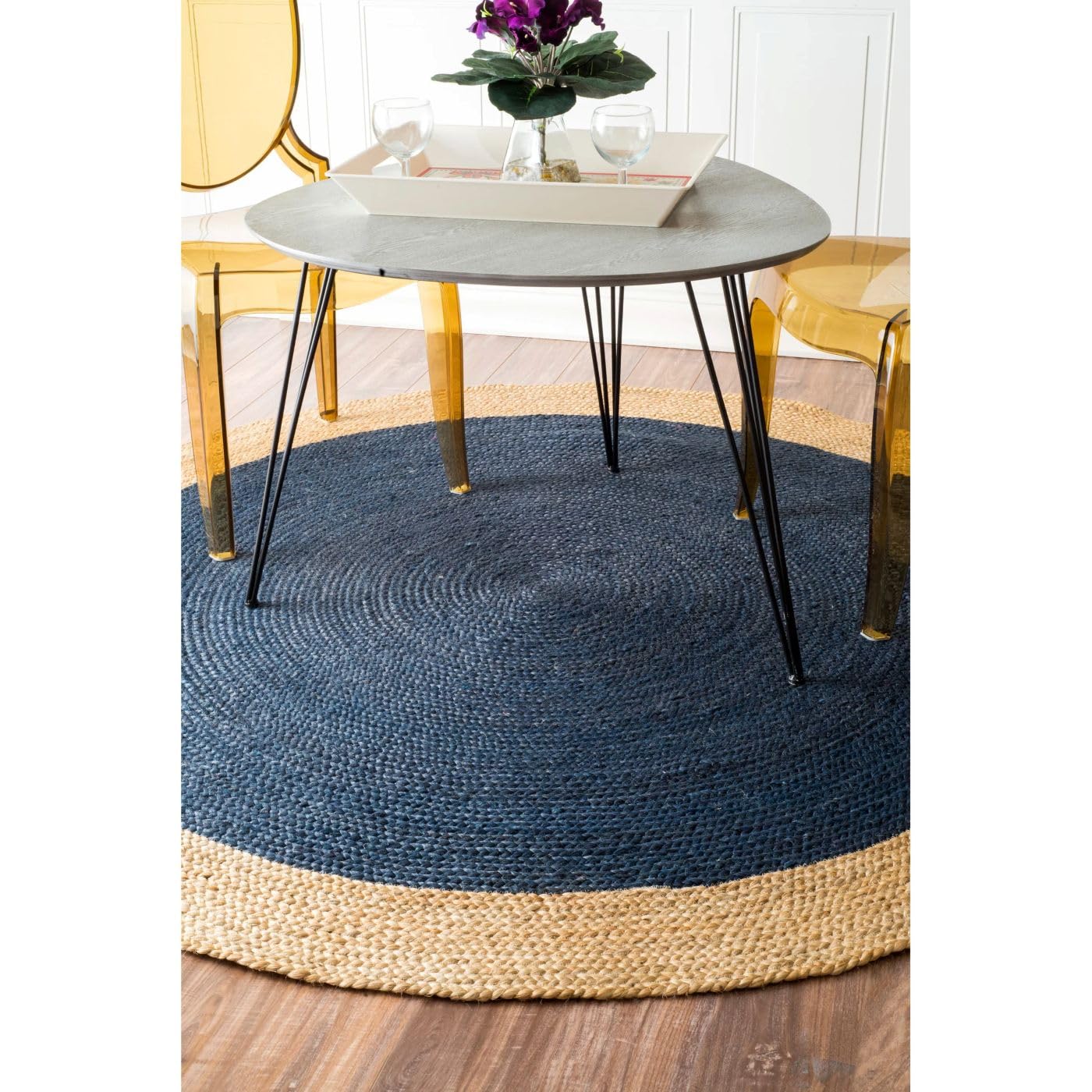 Zenith Round Jute Carpet & Rugs