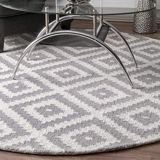 Halovia Round Hand Tufted Carpet & Rug