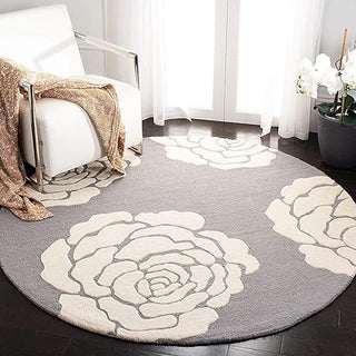 Orbitora Round Hand Tufted Carpet & Rug