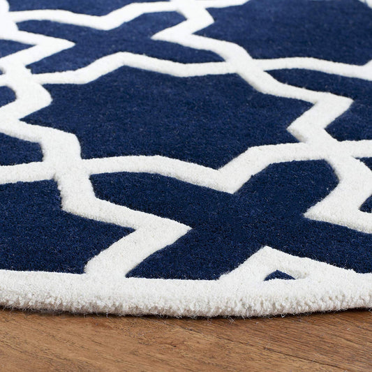 Velvora Round Hand Tufted Carpet & Rug
