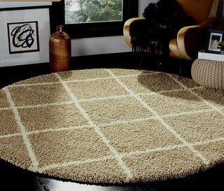 Chenille Round Shaggy Carpet & Rug