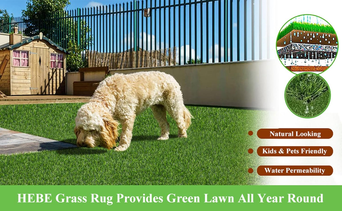 Carpet planet – High Density Artificial Grass 40 MM (6.5 Feet width)