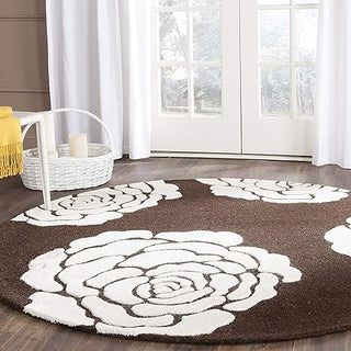 Orbexis Round Hand Tufted Carpet & Rug