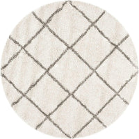 Drapes Round Shaggy Carpet & Rug
