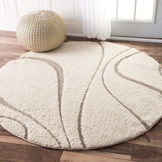 Celestial Round Shaggy Carpet & Rug