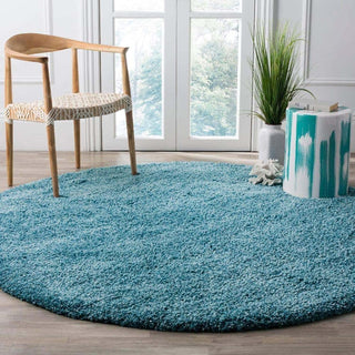 Console Round Shaggy Carpet & Rug