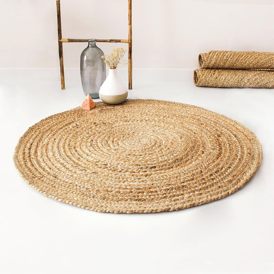 Sutra Round Jute Carpet & Rugs