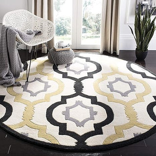 Halozine Round Hand Tufted Carpet & Rug