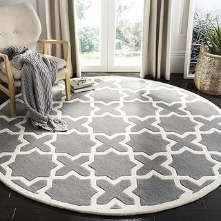 Velvetea Round Hand Tufted Carpet & Rug