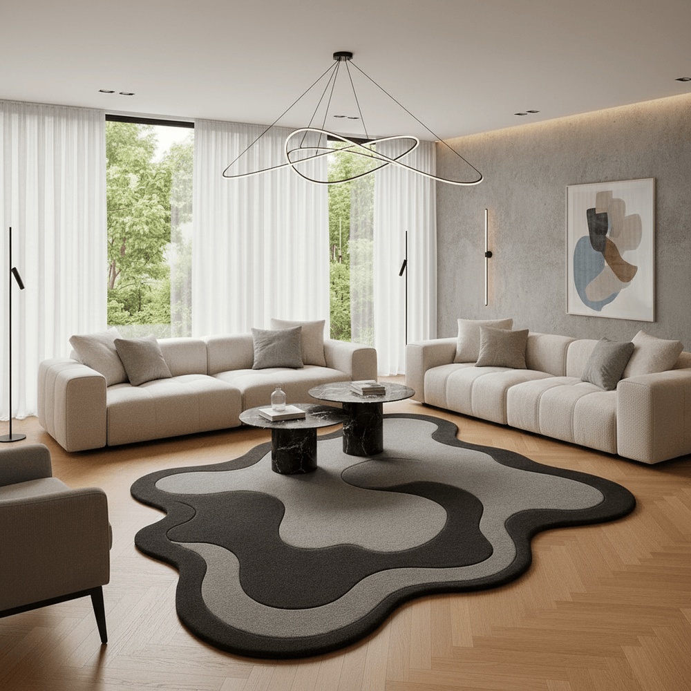 Aeris Irregular Hand Tufted Carpet