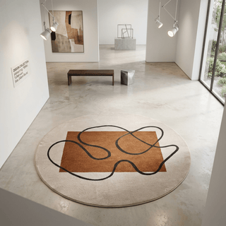 Tapestry Round Hand Tufted Carpet