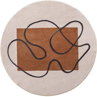 Tapestry Round Hand Tufted Carpet