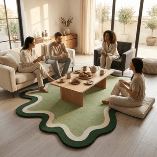 Charmkaster Irregular Hand Tufted Carpet