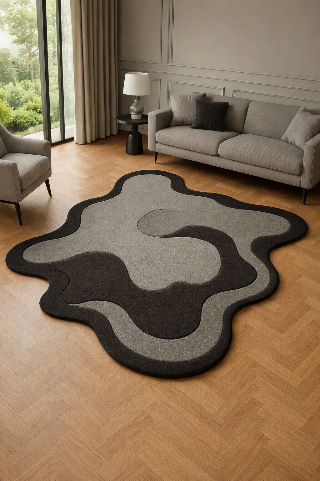 Aeris Irregular Hand Tufted Carpet