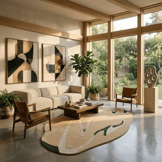 Nexivo Irregular hand tufted carpet & Rug