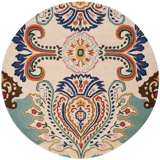 Fluffino Round Hand Tufted Carpet & Rug