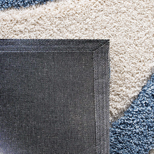 Weave Round Shaggy Carpet & Rug
