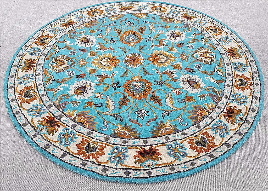 Softano Round Hand Tufted Carpet & Rug