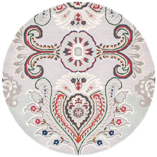 Halonique Round Hand Tufted Carpet & Rug