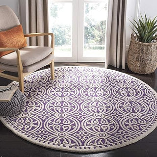 Snuggique Round Hand Tufted Carpet & Rug