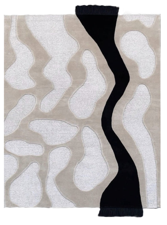 Zyven Irregular Hand Tufted Carpet & Rug