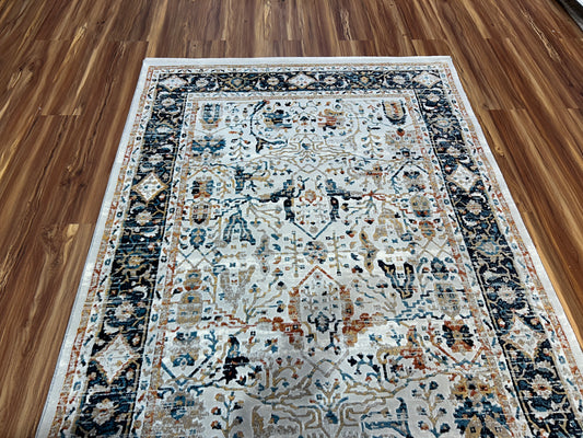 Arctic Muse Modern Carpet & Rug 4x6