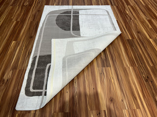 Dusk Linen Modern Carpet & Rug 4x6