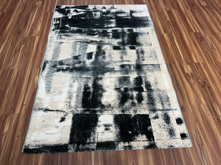 Midnight Grid Modern Carpet & Rug 4x6