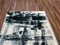 Midnight Grid Modern Carpet & Rug 4x6