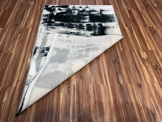 Midnight Grid Modern Carpet & Rug 4x6