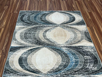 Halo Texture Modern Carpet & Rug 4x6