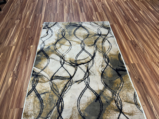 Opal Drift Modern Carpet & Rug 4x6