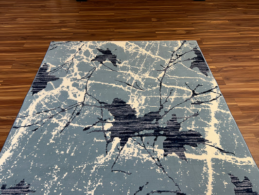 Pewter Modern Carpet & Rug 6x9