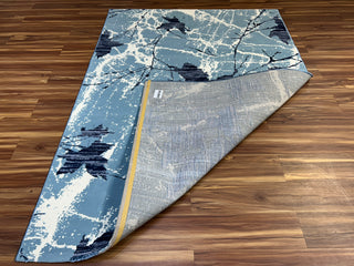 Pewter Modern Carpet & Rug 6x9