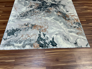 Silver Modern Carpet & Rug 5x7
