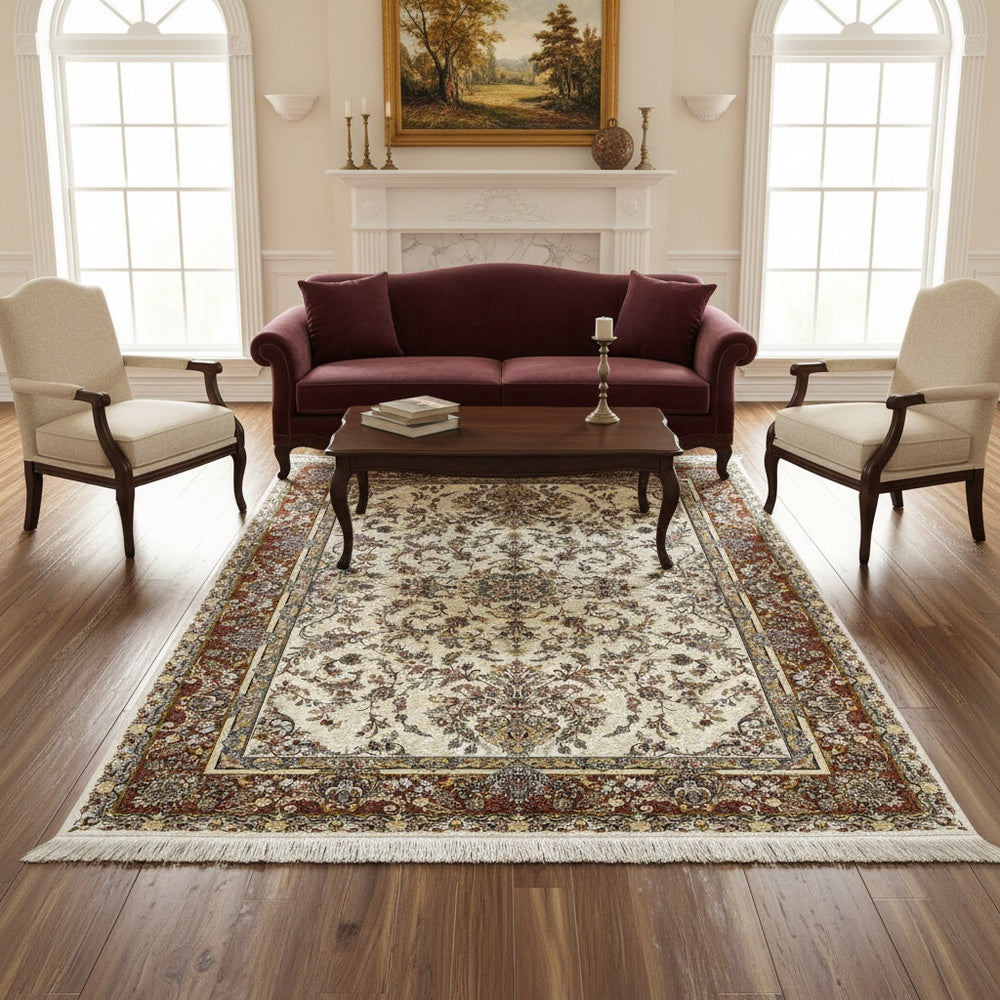 Zhaleh Iranian Carpet & Rug 5x7