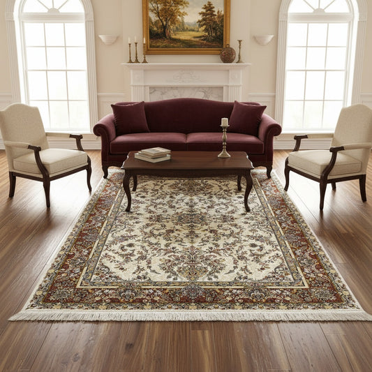Zhaleh Iranian Carpet & Rug 5x7