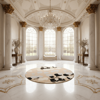 UrbanVelour Round Carpet for Living Room