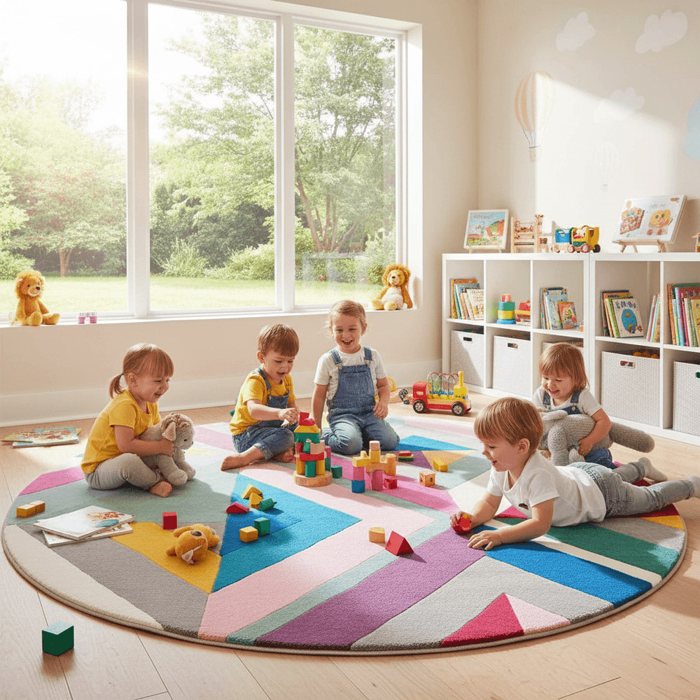 Velvenza Round Hand Tufted Carpet & Rug