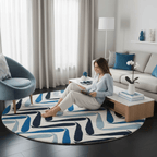 Snuglux Round Hand Tufted Carpet & Rug