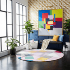 Cirquish Round Hand Tufted Carpet & Rug