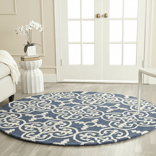 Clouduxe Round Hand Tufted Carpet & Rug